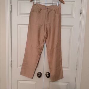 Men's Elegant Tan Dress Trousers